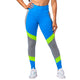 Zumba Happy Panel High Waisted Ankle Leggings