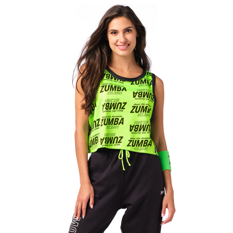 Zumba Jersey Crop Tank