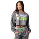 All Moves Welcome Cropped Sweatshirt