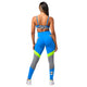 Zumba Happy Panel High Waisted Ankle Leggings