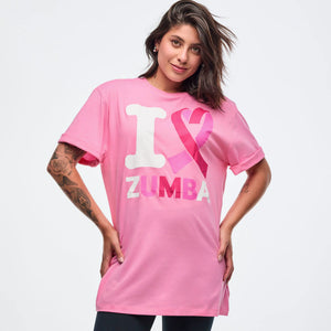 I Love Zumba Pink Tees - Pink