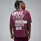 STRONG iD Oversized Tee - Dark Burgundy