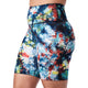 Zumba Worldwide Tie-Dye High Waisted Biker Shorts