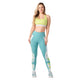 Zumba Dance Co. High Waisted Panel Ankle Leggings