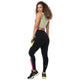 Zumba Color Blocked High Waisted Ankle Leggings