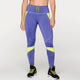 Zumba Forever Color Blocked High Waisted Ankle Leggings