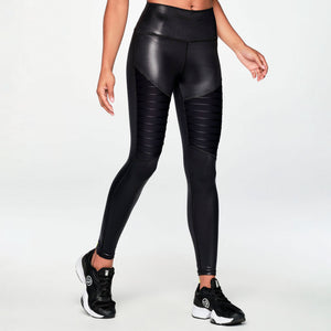 Zumba High Waisted Motto Ankle Leggings