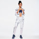 Zumba Out Loud High Waisted Woven Track Pants With Mesh