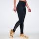 Worldwide High Waisted Ankle Legging - Black