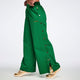 Worldwide Wide Leg Pants With Side Snaps
