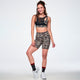 Rock n Roll Z-Lift High Waisted Biker Shorts - Black/Tan
