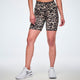 Rock n Roll Z-Lift High Waisted Biker Shorts - Black/Tan