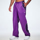 Rock n Roll Curvy Track Pants - Purple/Black