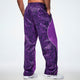 Rock n Roll Curvy Track Pants - Purple/Black