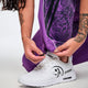 Rock n Roll Curvy Track Pants - Purple/Black
