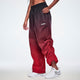 Rock n Roll High Waisted Woven Pants - Red/Black
