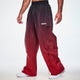 Rock n Roll High Waisted Woven Pants - Red/Black
