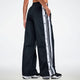 Dale-Z High Waisted Pants With Side Snaps - Bold Black
