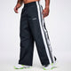 Dale-Z High Waisted Pants With Side Snaps - Bold Black