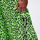 Dale-Z High Waisted Woven Cargo Pants - Green/Black
