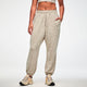 Zumba Modal Knit Slouch Cargo Pants - Beige/Tonal