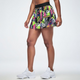 Dale-Z Mesh Pleated Skort - Black/Pink