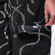 Dale-Z Woven Cargo Pants - Black/Silver