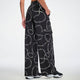 Dale-Z Woven Cargo Pants - Black/Silver