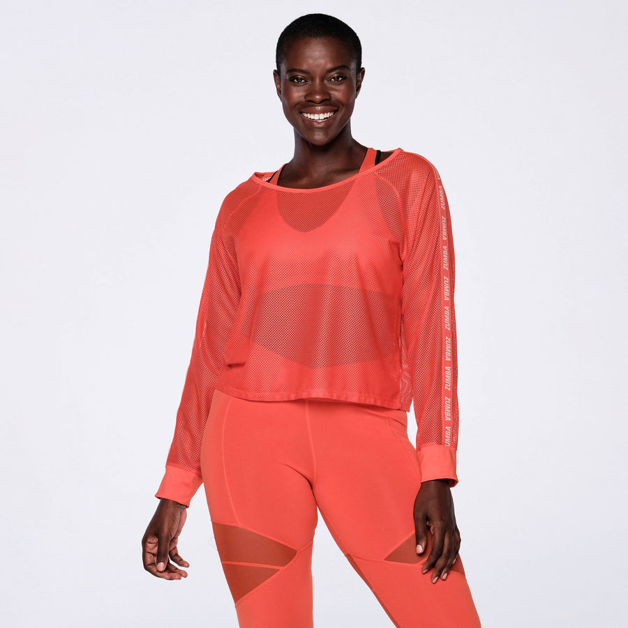 Zumba Core Mesh Pullover