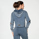 Generation Zumba Cut-Out Crop Pullover Hoodie