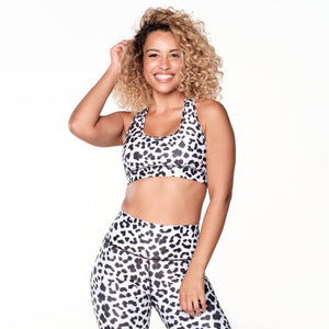 Zumba Printed Scoop Bra