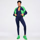 Zumba Out Loud Color Blocked Raglan Puffer Jacket
