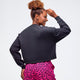 Sizzlin' Long Sleeve Oversized Crop Top