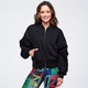 Latin Movement Drop Shoulder Zip-Up Jacket