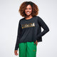 Worldwide Long Sleeve Loose Mesh Top