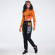 Wildbeat Long Sleeve Mesh Crop Top