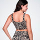 Rock n Roll Z-Lift Square Neck Bra With Mesh - Black/Tan