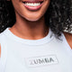 Dale-Z High Neck Racerback Tank - White