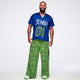 Dale-Z Mesh Top With Yoke - Surfs Up Blue