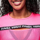 Dale-Z Long Sleeve Crew Neck Crop Top - Gumball