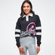 Dale-Z Long Sleeve Crop Polo - Bold Black