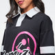 Dale-Z Long Sleeve Crop Polo - Bold Black