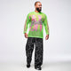 Dale-Z Oversized Mesh Long Sleeve Top - Get in Lime