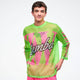 Dale-Z Oversized Mesh Long Sleeve Top - Get in Lime