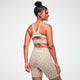Zumba Z-Lift Scoop Neck Bra - Beige/Tonal