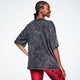 Rock n Roll Oversized Drop Shoulder Tee - Bold Black
