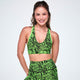 Ultrabright Reversible Racerback V-Bra - Snakeskin