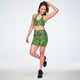Ultrabright Reversible Racerback V-Bra - Snakeskin