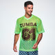 Ultrabright Oversized Mesh V-Neck Top - Get in Lime