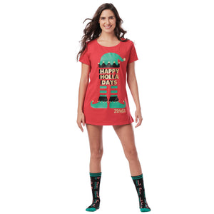 Happy Holla Days Sleep Shirt